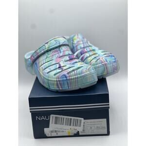 NEW Nautica Men's Clogs Tie Dye EVA Sandal Slip-On Back Strap Water Shoes Size 8